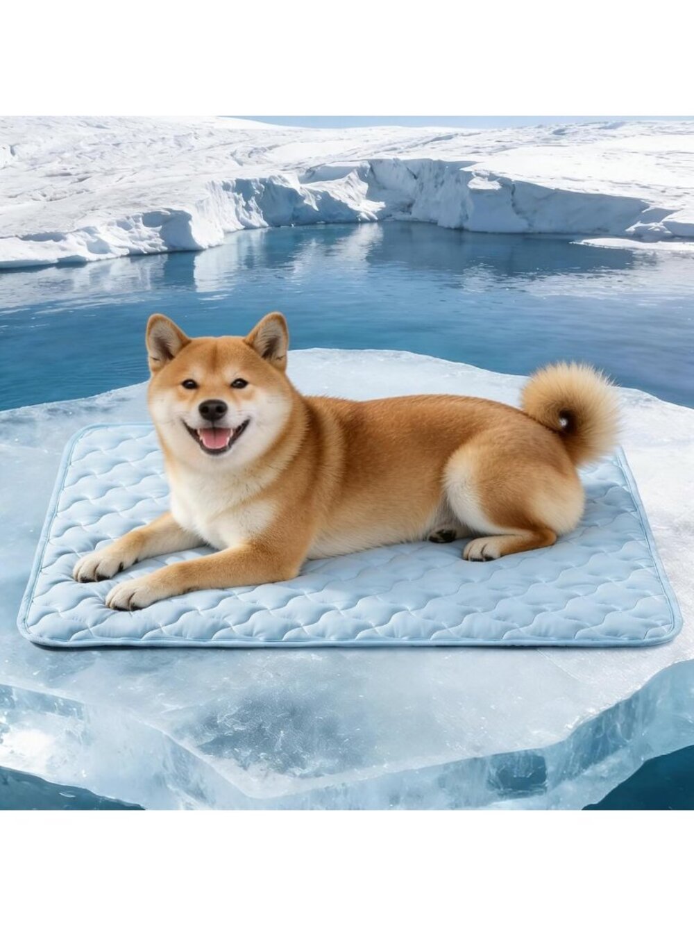 Large Dog Cooling Mat - Instant Temp Drop, Machine Washable, Anti-Slip, 36"x26